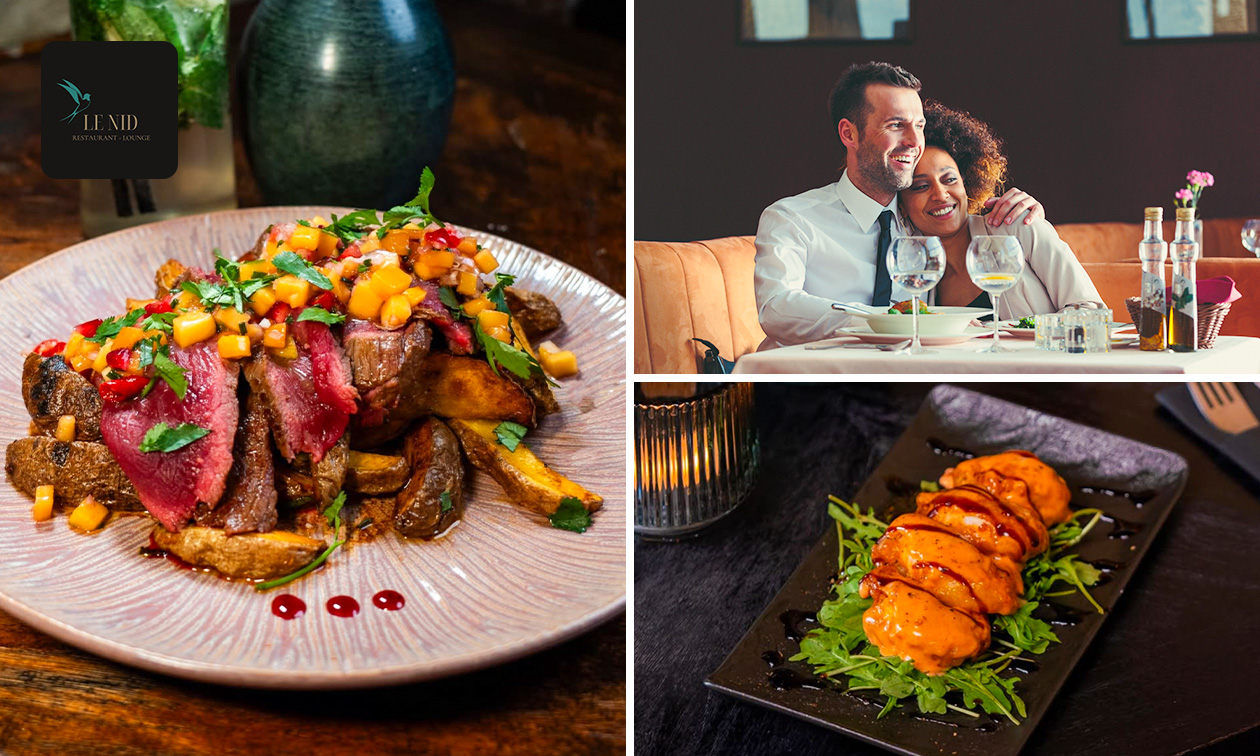 Menu en 2 ou 3 services à la carte à Roubaix