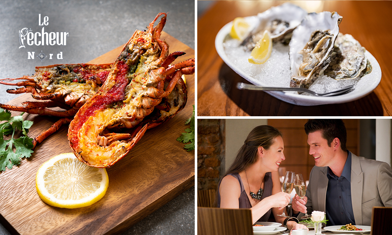 Menu homard en 4 services