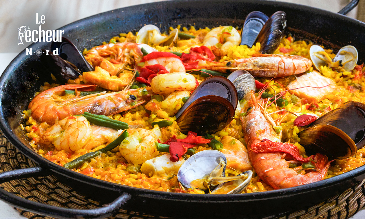 Voor afhaal of thuisbezorgd: zomers 3-gangendiner met zeevruchtenpaella