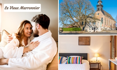 Overnachting voor 2, 4 of 5 personen + ontbijt bij Le Vieux Marronnier