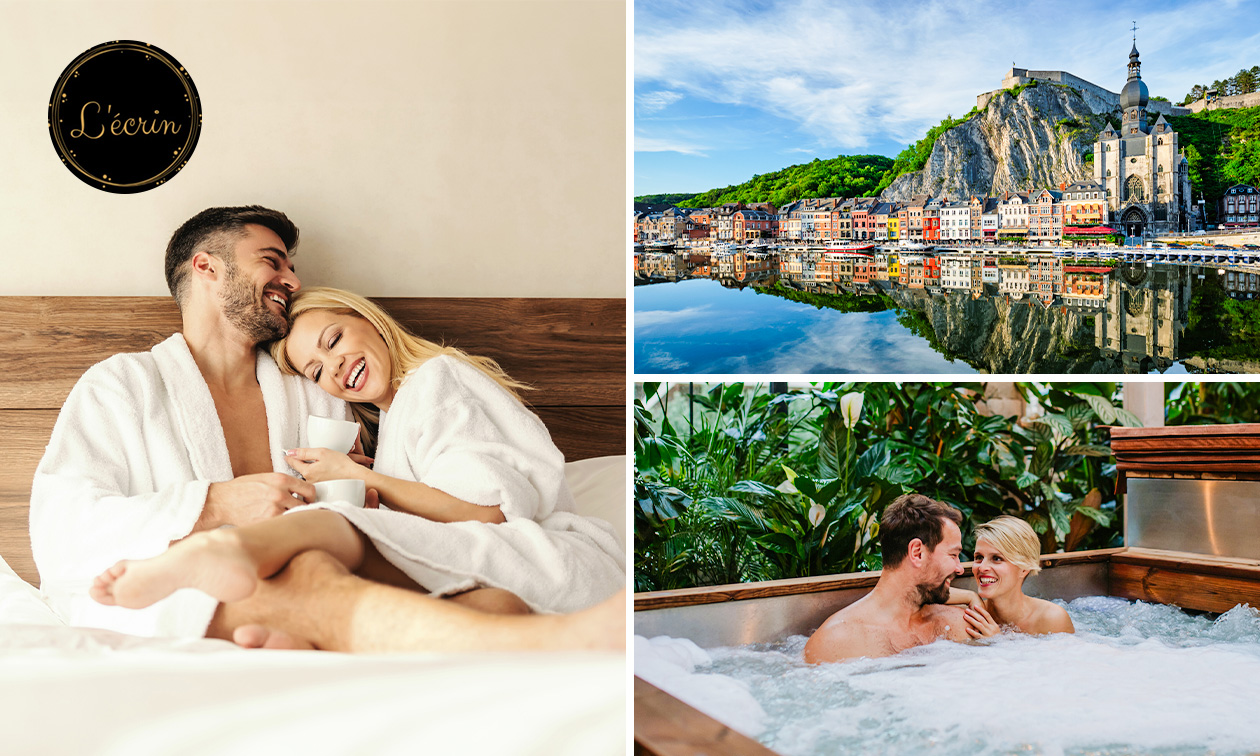 Overnachting voor 2 in een privévilla + privébubbelbad in het hart van de Ardennen