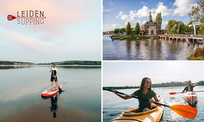 Sup of kano huren (2 uur) + route in Leiden