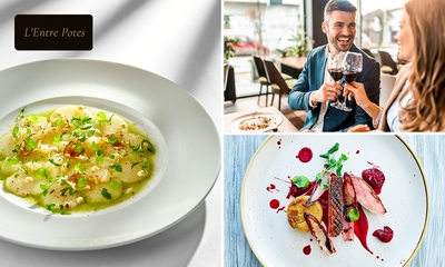 2- of 3-gangenlunch of -diner à la carte in de buurt van Tubize
