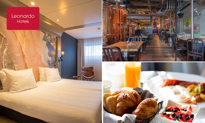 Overnachting voor 2 + ontbijt in hartje Almere