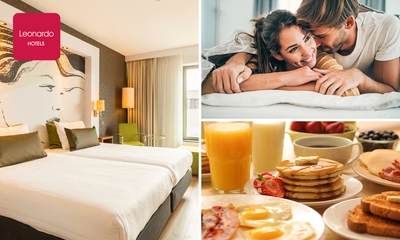 Overnachting voor 2 + ontbijt bij Leonardo Hotel Papendrecht