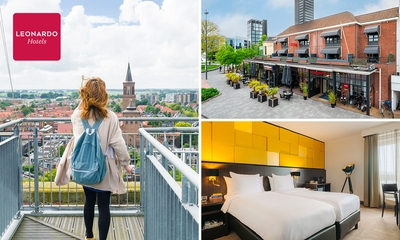 Overnachting voor 2 + ontbijt in hartje Leeuwarden