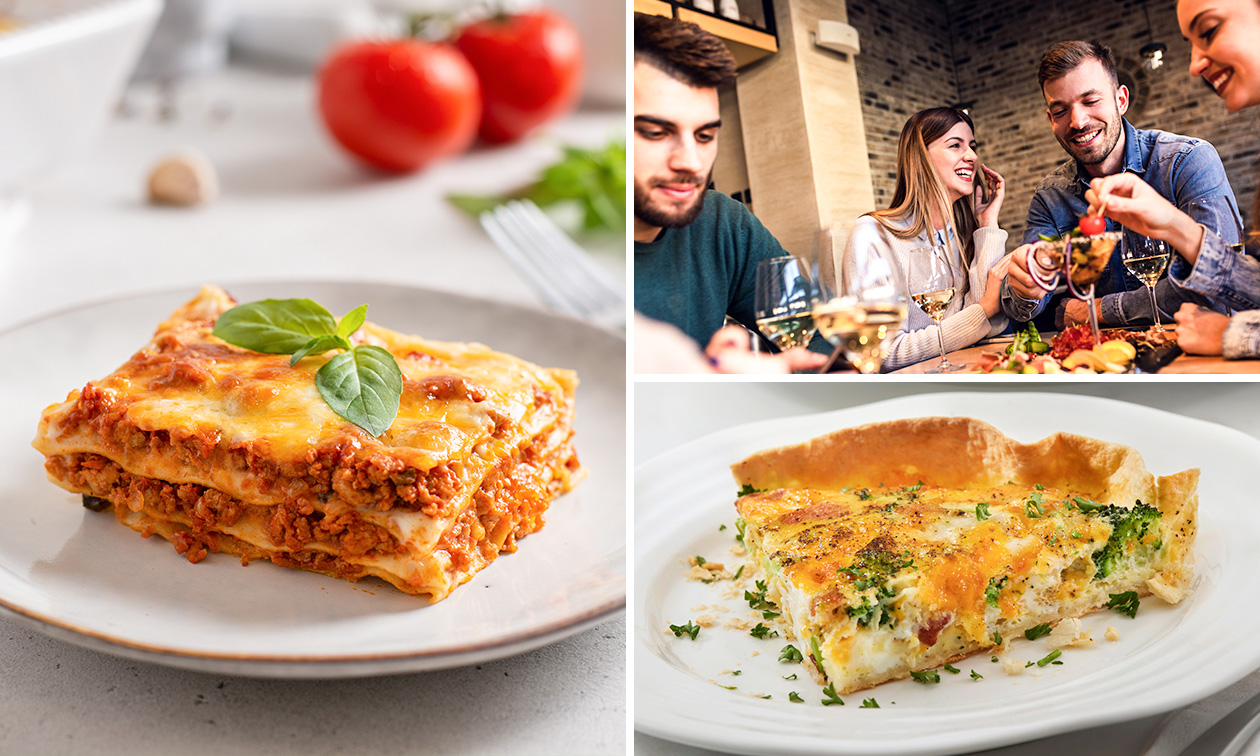 Menu en 2 ou 3 services à la carte aux Caves de la Source