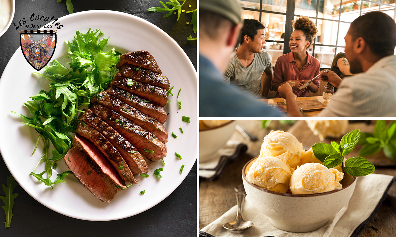 Menu en 2 ou 3 services à la carte près de Lille