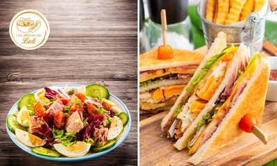 Lunch salade avec viande au choix + sandwich au coeur de Marche-en-Famenne