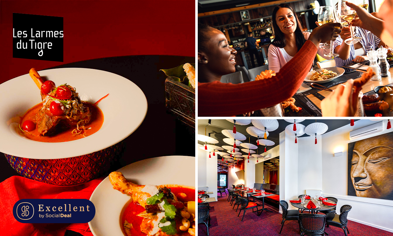 Menu thaï en 3 services à la carte à Ixelles