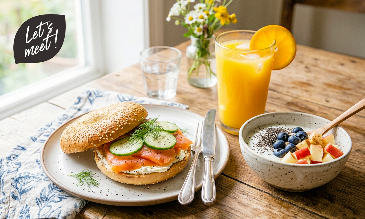 Ontbijtbuffet (1,5 uur) bij Let's Meet Elewijt