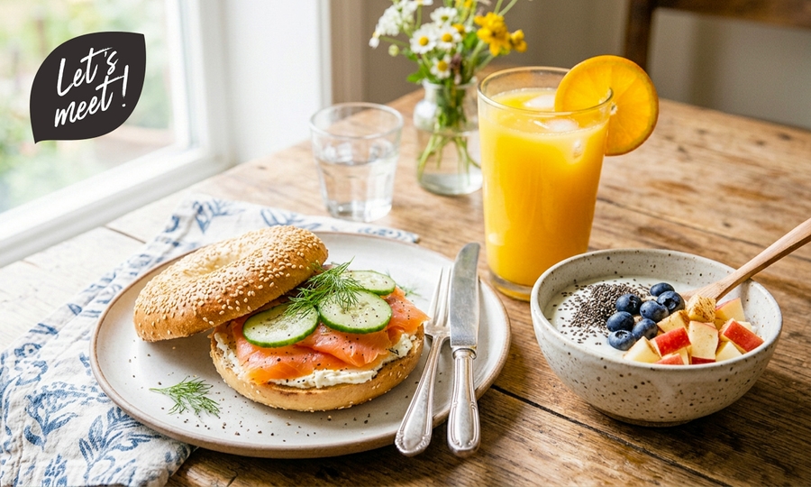 Ontbijtbuffet (1,5 uur) bij Let's Meet Elewijt