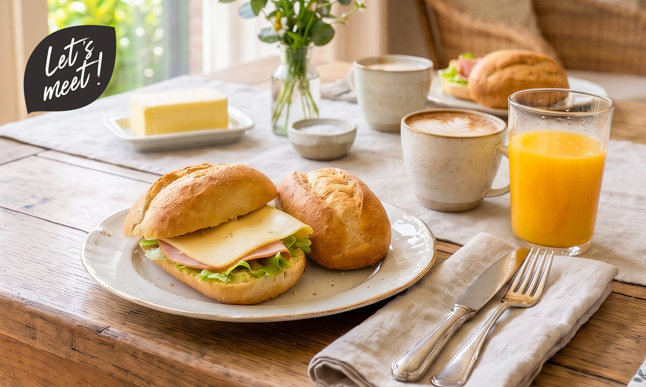 Ontbijtbuffet (2,5 uur) bij Let's Meet Elewijt