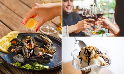 Menu moules-frites + dessert au choix chez L'Horizon