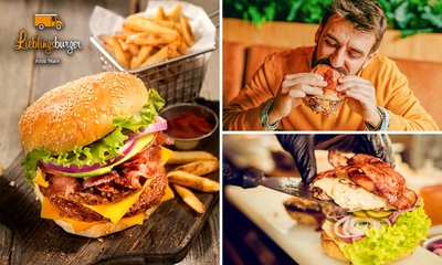 1, 2 oder 5 Burger nach Wahl + Beilage