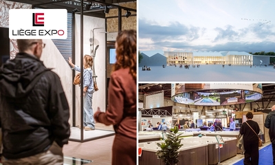 Entree voor de Salon Habitat-beurs in Luik