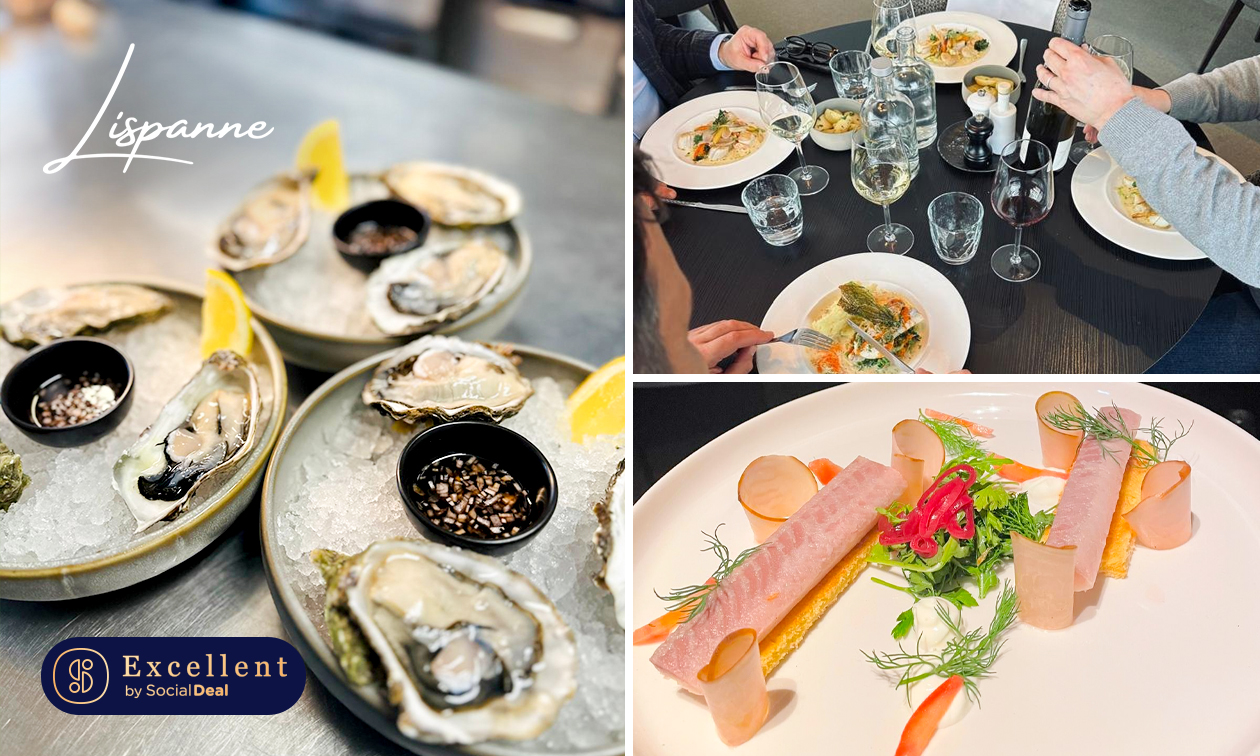 2- of 3-gangen keuzelunch of -diner aan het strand van Knokke