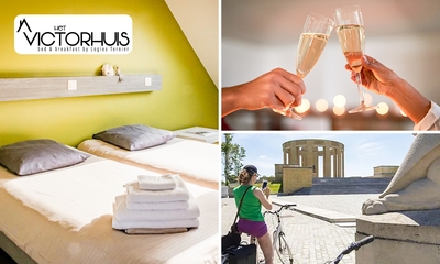 Overnachting voor 2 + ontbijt + late check-out + glas cava in Nieuwpoort