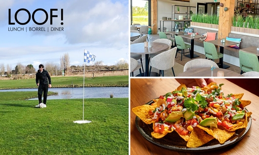 9-holes footgolf + loaded nacho's bij Loof! Vrouwenpolder