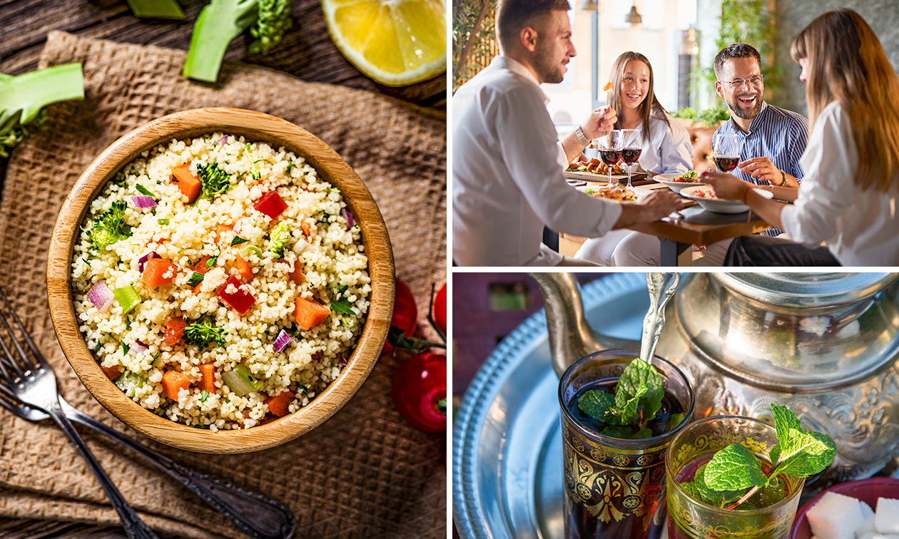 Menu oriental en 2 ou 3 services à la carte + thé près de Lille