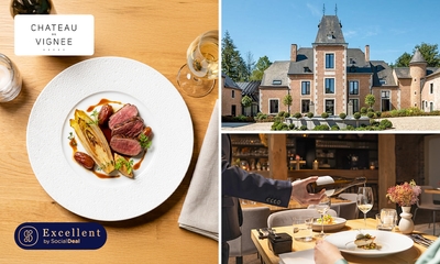 Bistronomische 3-, 4- of 5-gangenlunch of -diner bij Lounge by Château de Vignée