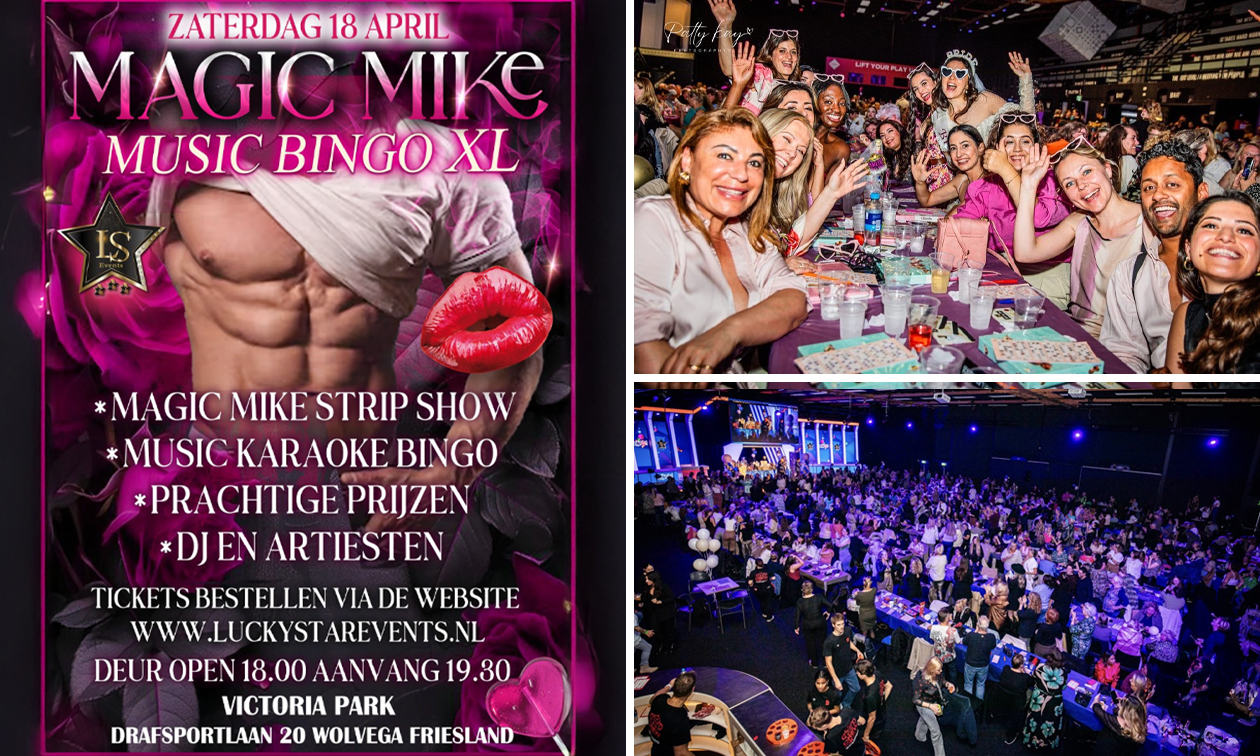 Entree Magic Mike Music Bingo XL