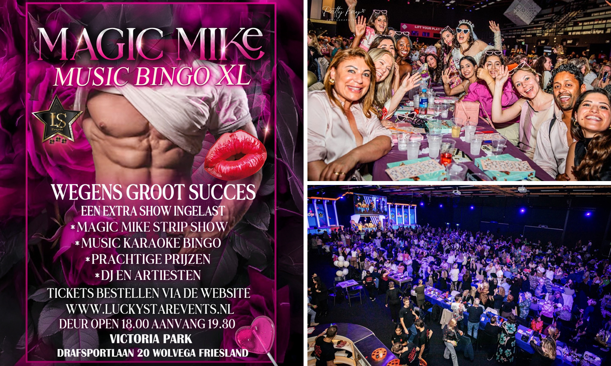 Entree Magic Mike Music Bingo XL
