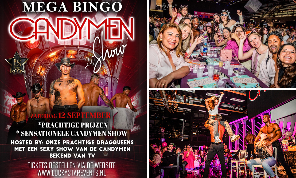 Entree Mega Bingo Candymen Show