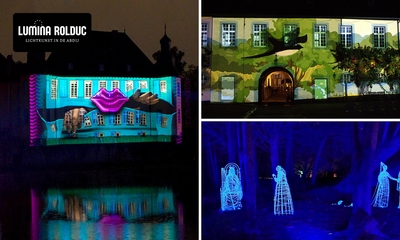 Entree Lumina Rolduc - Lichtkunst in de Abdij + koffie, thee of warme chocomel