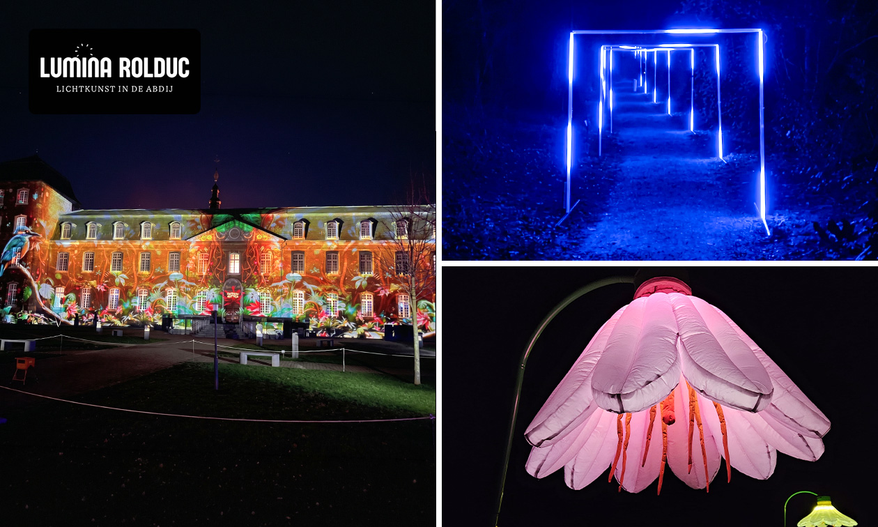 Entrée pour Lumina Rolduc - Lichtkunst in de Abdij + café, thé ou chocolat chaud