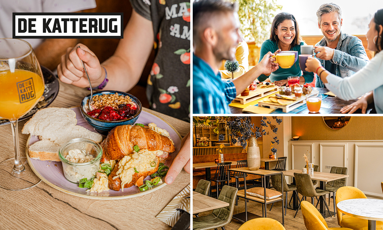 Ontbijtplank of high tea + glas bubbels (2 uur) in hartje Tilburg