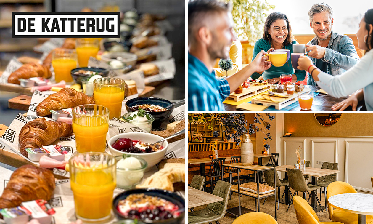 Uitgebreid ontbijt bij Lunchroom de Katterug