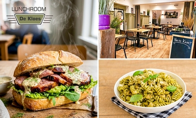 2-gangen keuzelunch bij Lunchroom de Kloes