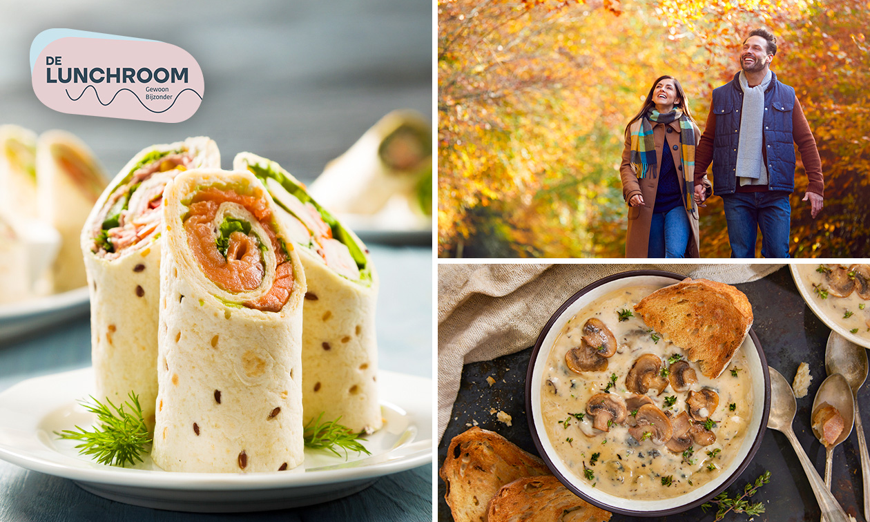 2-gangen keuzelunch + evt. wandelarrangement