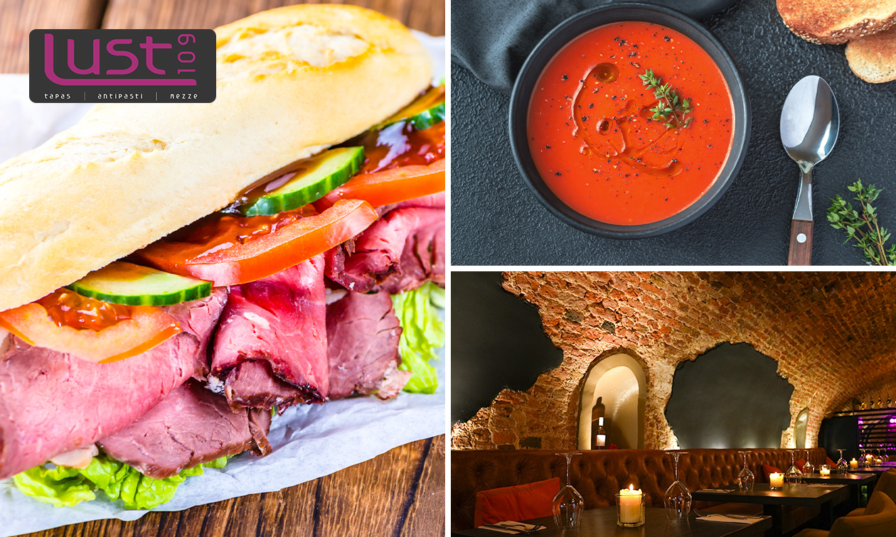 2- of 3-gangen keuzelunch bij Lust109 in hartje Utrecht