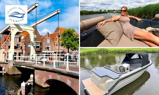 Huur luxe sloep voor max. 6 personen (2 of 5 uur of een hele dag)