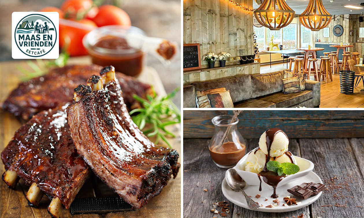 3-gangen keuzediner + broodmandje aan de Maas