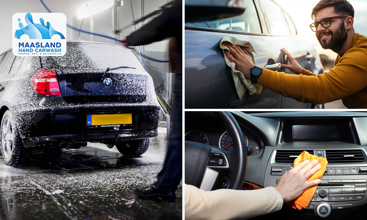 Handmatige autowasbeurt