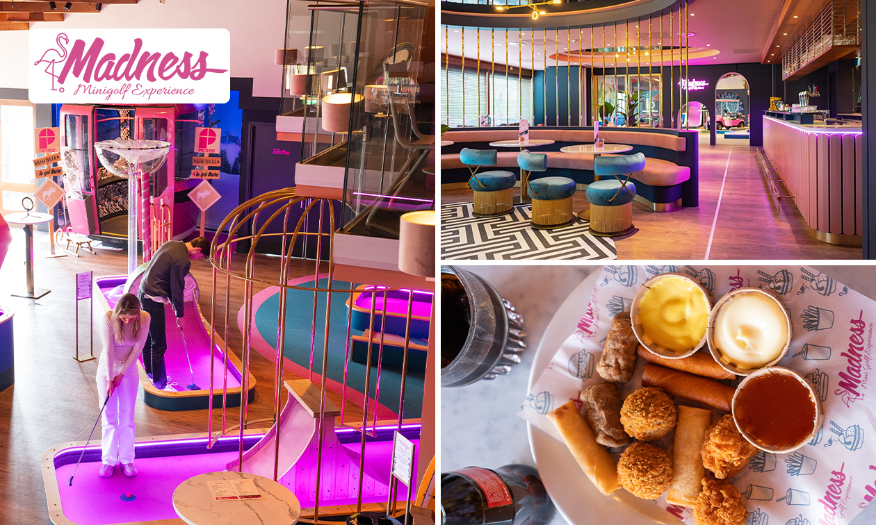 Entreeticket Madness Minigolf Experience + evt. snacks