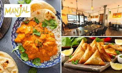 3-Gänge-Menü à la carte + Naan Brot nach Wahl vorab