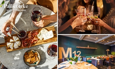 Tapasplank + cocktail maison bij Markt 12 in hartje Damme