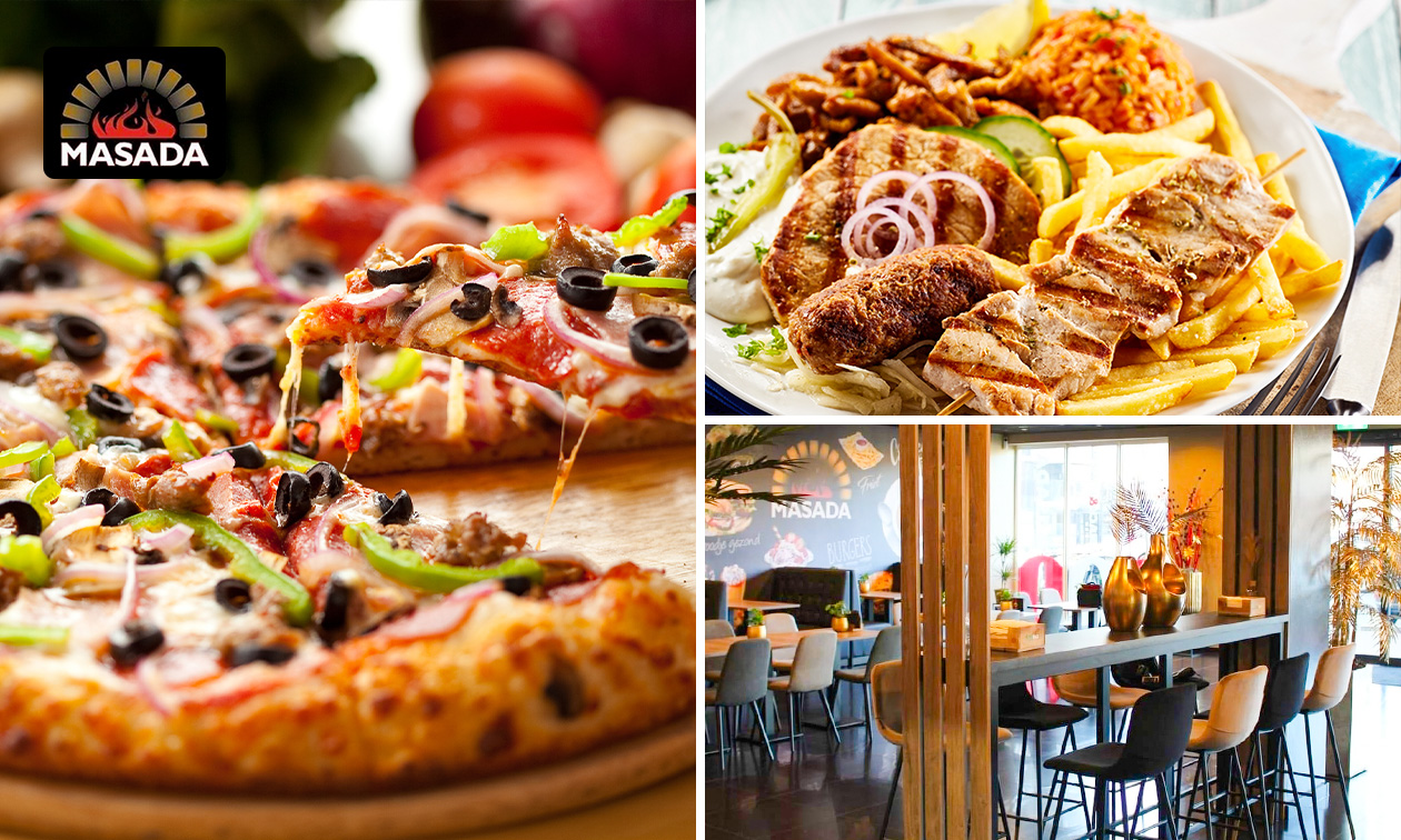 2-gangendiner naar keuze bij Masada