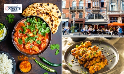 Indiaas 3-gangen keuzediner of -lunch bij Masala Accent in hartje Gent