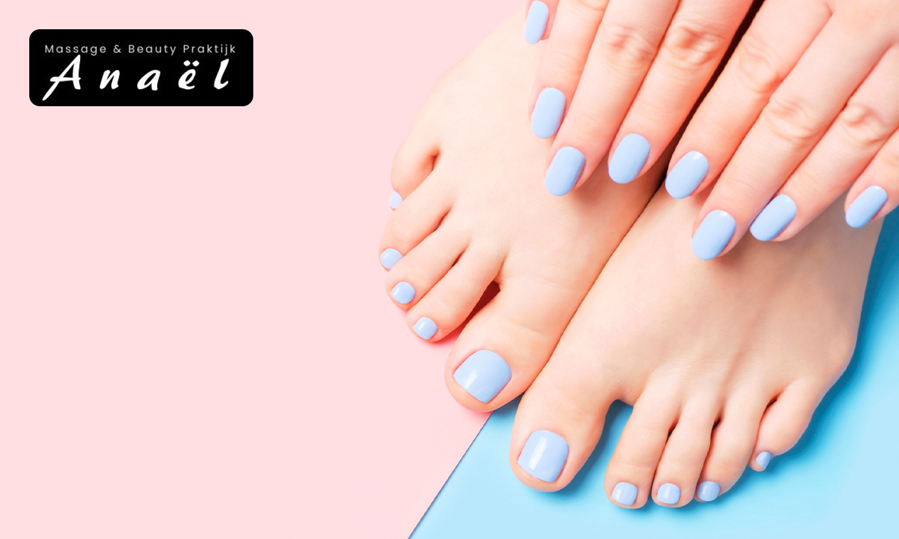 Manicure- of pedicurebehandeling + evt. BIAB, gellak of nagellak