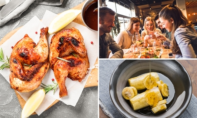 Menu du moment en 2 services + apéritif + café en plein coeur de Mons