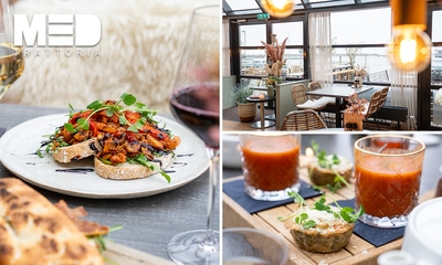 2- of 3-gangen keuzelunch bij MED Trattoria