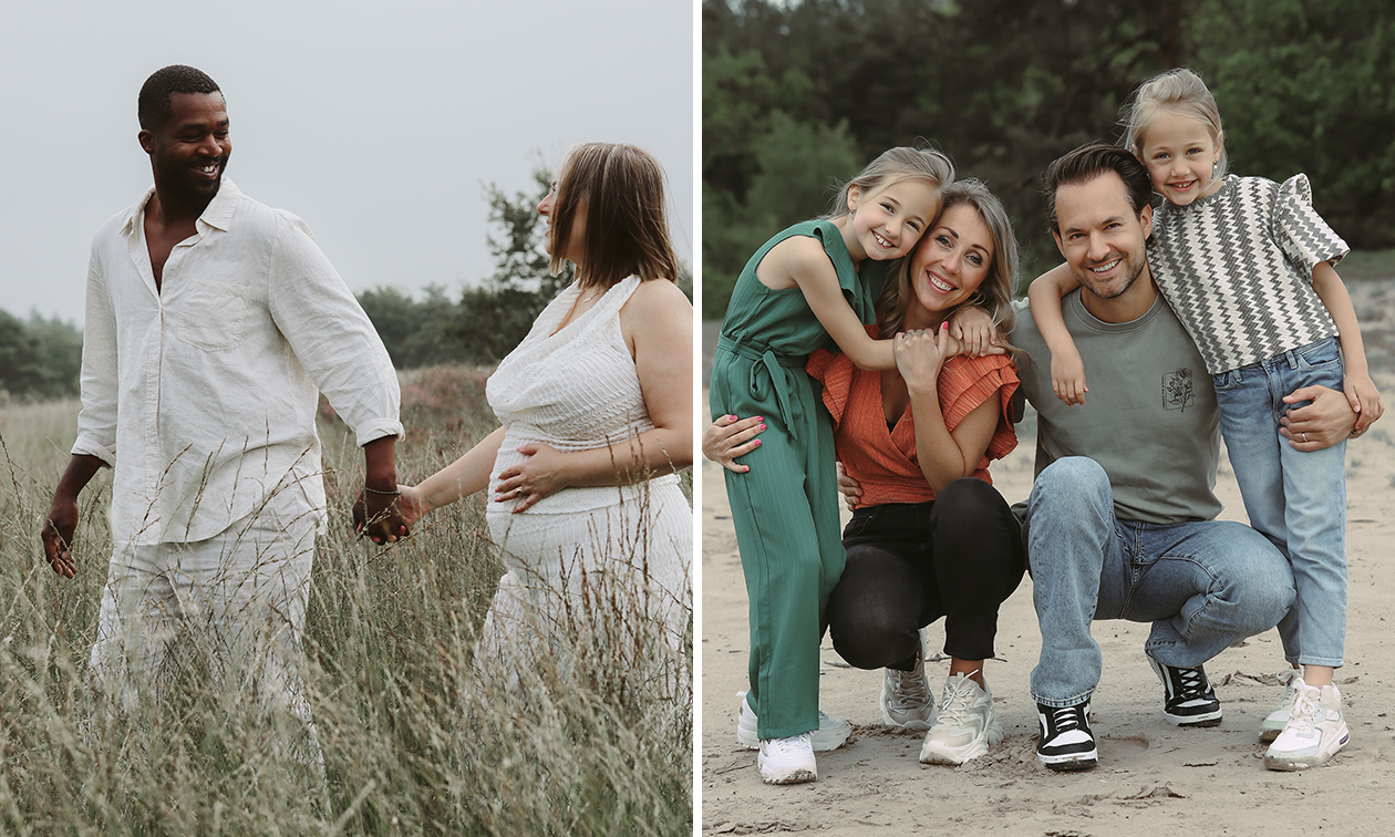 Fotoshoot (20 min, max 5 pers.) of portretshoot (20 min) voor 1 of 2 personen