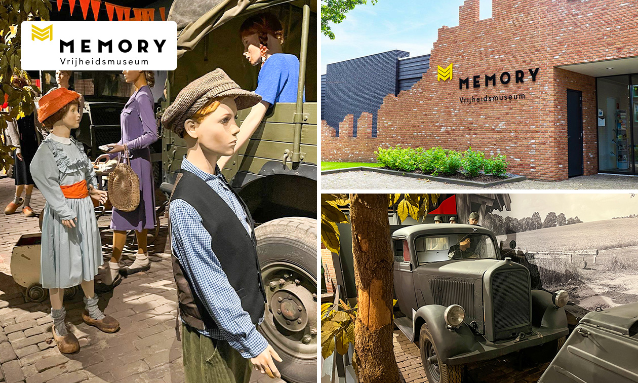 Entree Memory Vrijheidsmuseum + evt. drankje en lekkers