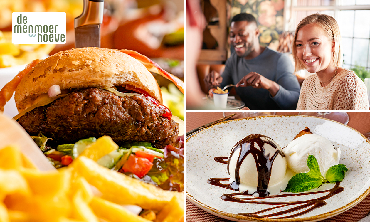 3-gangen keuzediner bij Menmoerhoeve