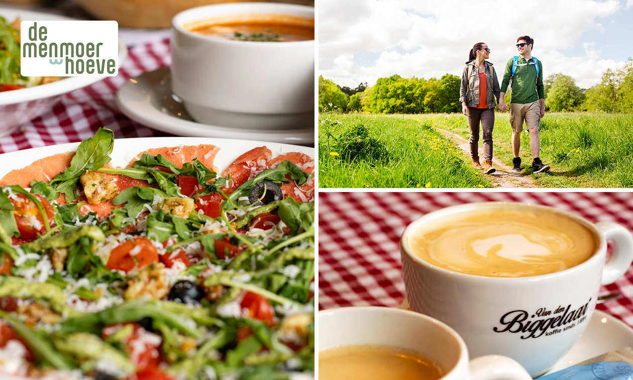 Wandelarrangement incl. warme drank + gebak + route + lunch